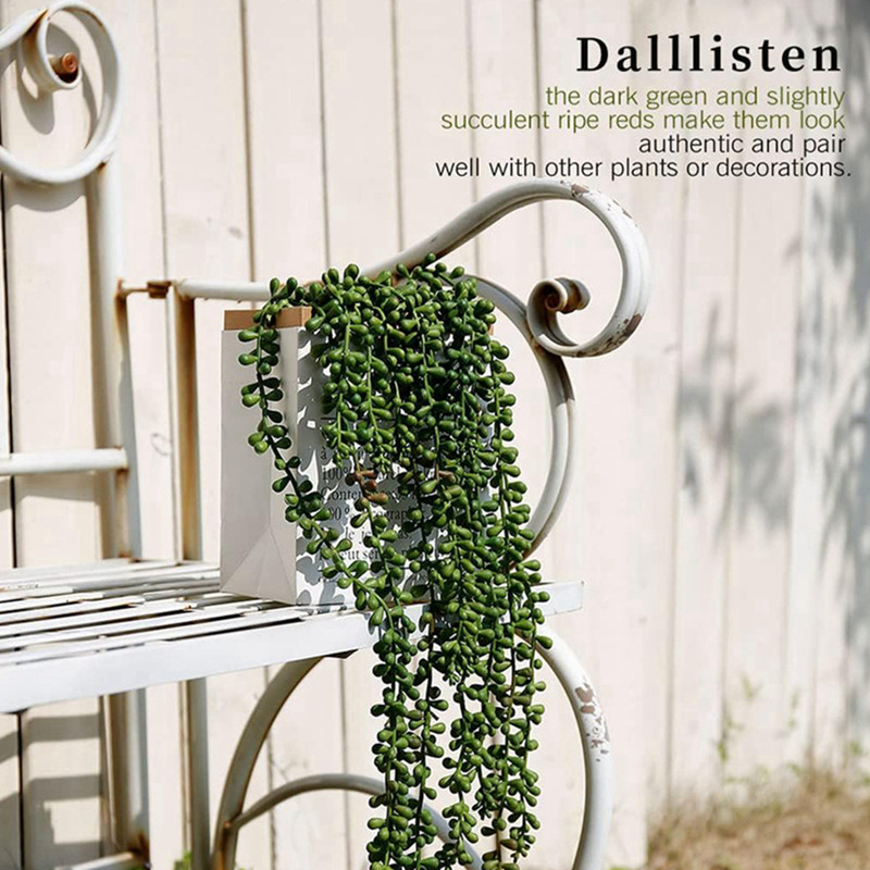 Искусственные пластиковые раст – обзор и цена String Of Pearls Plant